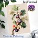 Fig Branch Painting Poster, Soft-toned Realistic Botanical Fig Cluster Poster, Delicate Natural Fruit Artwork Ideal For Kitchen, Dining Room Wall_maomaolike.com