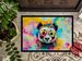 Hippie Animal Panda Doormat Front Door Mat Indoor Outdoor Rugs For Entryway, Non Slip Washable Low Pile, 24H X 36W_maomaolike.com