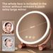 LED Makeup Mirror, 360° Rotatable Touch Control Vanity Mirror, 3 Colors Dimmable Light With Memory Function, HD Fill Light Mirror For Dresser Bedroom_maomaolike.com