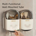 Household Antibacterial Perforated Bracket Wall-mounted Kitchen Draining Dustproof Storage Rack Wall-mounted Spoon Storage Rack_maomaolike.com
