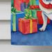 Pug Christmas Reindeer House Flag Large Porch Sleeve Pole Decorative Outside Yard Banner Artwork Wall Hanging, Polyester, House Size, Multicolor_maomaolike.com