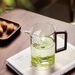 Glass Teapot With Wooden Handle, Crescent-shaped Filter Tea-water Separation, Green Infuser, Electric Ceramic Stove For_maomaolike.com