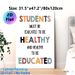 Education & Health Inspirational Quote Painting Poster, Warm-toned Typographic Poster, Motivational Lettered Decor Suitable For Classrooms And Study_maomaolike.com