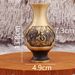 Brass Vase Ornament Home Entrance Office Decoration Auspicious Ruyi Wealth Custom Metal Craft_maomaolike.com