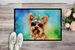 Yorkshire Terrier Hippie Dawg Doormat Front Door Mat Indoor Outdoor Rugs For Entryway, Non Slip Washable Low Pile, 24H X 36W_maomaolike.com