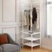 Corner coat rack floor bedroom household bedside clothes hanging rack simple storage rack corner clothes hanging storage_maomaolike.com