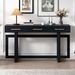 Elegant Console Table With Three Drawers, Extra Long Entryway Table For Entryway, Hallway, Living Room, Foyer, Corridor_maomaolike.com