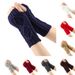 Unisex Diamond wool gloves knitted acrylic half finger men's and women's cycling warm open-finger sleeve sleeve_maomaolike.com