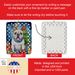 White English Bulldog Christmas Reindeer Porcelain Ornament Christmas Tree Hanging Decorations For Home Christmas Holiday, Rectangle, Gift, Multicolor_maomaolike.com