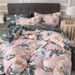 Printing Three Piece Set Plant Flowers Butterfly Quilt Cover Duvet Cover Bedding Full Size For UK/USA/Europe Bedding_maomaolike.com