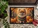 Pomeranian Fall Doormat Front Door Mat Indoor Outdoor Rugs For Entryway, Non Slip Washable Low Pile, 24H X 36W_maomaolike.com