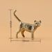 Creative Little Long Tail Vintage Pastoral Cat Tea Pet Desktop Bronze Sculpture Handheld Craft Small Ornament_maomaolike.com