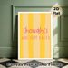 Inspirational Quote Painting Poster, Warm Yellow Striped With Pink Typography Poster, Uplifting Positive Reminder, Suitable For Home Office And Living_maomaolike.com