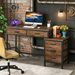 Computer Desk, Study Writing Table With Reversible Drawer Cabinet_maomaolike.com
