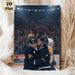 Ice Hockey Celebration Painting Poster, Warm Emotional Arena Scene Poster, Captures Genuine Sports Camaraderie, Ideal For Game Rooms, Sports Bars And_maomaolike.com