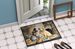 Yellow Lab Fall Kitchen Pumpkins Doormat Front Door Mat Indoor Outdoor Rugs For Entryway, Non Slip Washable Low Pile, 24H X 36W_maomaolike.com