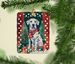 Dalmatian Christmas Porcelain Ornament Christmas Tree Hanging Decorations For Home Christmas Holiday, Rectangle, Gift, Multicolor_maomaolike.com