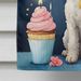 White Poodle Happy Birthday House Flag Large Porch Sleeve Pole Decorative Outside Yard Banner Artwork Wall Hanging, Polyester, House Size, Multicolor_maomaolike.com