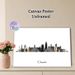 Dundee City Skyline Painting Poster, Elegant Marble-Textured Black & Gold Urban Silhouette Poster, Stylish Cityscape Decor Ideal For Living Room_maomaolike.com