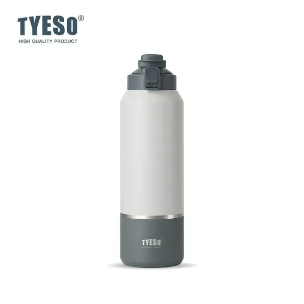 TYESO 1200/1500ML Thermo Stainless Steel Vaccum Travel Mug Leak-Proof Outdoor Sports Water Bottle Large Capacity Tumbler_maomaolike.com