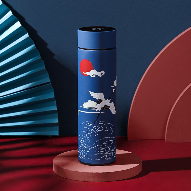 16Oz InsulatedCoffee Tea Travel Thermos Flask Leakproof BPA1 Free With Removable Filter And Thermometer Elegant Asian_maomaolike.com