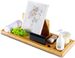 Bathtub Shelf, Extendable And Adjustable, Bath Foam Storage Tray, Tablet, Book, And Phone Holder, Made Of Bamboo_maomaolike.com