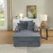 sofa With 2 Toss Pillows And A Ottoman ,Comfy Sofa- Deep Seat Couch For Living Room_maomaolike.com