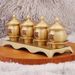 Brass Supply Tea Buddhist Supplies Buddha Household Offering Fruit Three-Linked Holy Water Cup Crafts_maomaolike.com