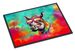 Hippie Animal Rhinoceros Doormat Front Door Mat Indoor Outdoor Rugs For Entryway, Non Slip Washable Low Pile, 24H X 36W_maomaolike.com