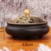 Brass Mandarin Duck Playing In Water Dragon And Phoenix Three-Legged Indoor Antique Tea Ceremony Sandalwood Incense Burner Metal C_maomaolike.com