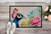 Peacock Doormat Front Door Mat Indoor Outdoor Rugs For Entryway, Non Slip Washable Low Pile, 24H X 36W_maomaolike.com
