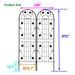 2 Pack Metal Garden Trellis 71" X 19.7" Rustproof Trellis For Climbing Plants Outdoor Flower Support Black_maomaolike.com