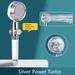 Shower Head Water Saving Flow 360 Degrees Rotating With Small Fan ABS Rain High Pressure Spray Nozzle Bathroom Accessories_maomaolike.com