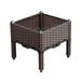 SOGA 40cm Raised Planter Box Vegetable Herb Flower Outdoor Plastic Plants Garden Bed With Legs_maomaolike.com