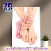 Manicure & Pedicure Themed Painting Poster, Soft-toned Elegant Floral Beauty Scene Poster, Gentle Soothing Decor Ideal For Beauty Salon, Spa And_maomaolike.com