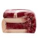 Raschel Double Layer Thickened Winter Throw Wedding Celebration Red Nap Warm Gift Blanket Wholesale_maomaolike.com