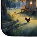 Chicken Coop At Dawn Dish Drying Mat Absorbent Dish Drying Mat Pad For Kitchen Counter Dish Drainer Mat For Countertop, 14 X 21", Multicolor_maomaolike.com
