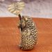Brass Hedgehog Mother And Child Retro Office Table Creative Kung Fu Set Teapot Lid Holder Pure Copper Tea Ceremony Accessories_maomaolike.com