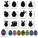 80 Sheets Easter Scratch Card Paper, With Colored Rope And Bamboo Pen, Colorful Scratch-off Painting, Rabbit And Carrot, Gift Packaging Tag, Suitable For Easter Party_maomaolike.com