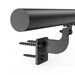 6ft Wall Mounted Stair Handrail Black Aluminum Indoor Outdoor Railing_maomaolike.com