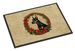Doberman Pinscher Christmas Flowers Doormat Front Door Mat Indoor Outdoor Rugs For Entryway, Non Slip Washable Low Pile, 24H X 36W_maomaolike.com
