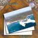 Surfers Point Coastal Painting Poster, Stylized Flat-toned Coastal Landscape Poster, Serene Seaside Scenery Ideal For Home, Office And_maomaolike.com