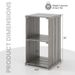 Storage Shelf With Open Back For Home Office_maomaolike.com