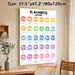Spanish Alphabet Painting Poster, Vibrant Color-coded Circular Letter Poster, Clear Spanish Pronunciation Reference, Suitable For Study Rooms And_maomaolike.com