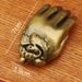Sand Gold Buddha Hand Pendant Pixiu Antique Style Reach Out For Wealth Solid Handheld Piece Desktop Ornament Wholesale_maomaolike.com