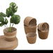 Nordic Grass Woven Pot, Living Room Floor To Ceiling Balcony, Green Plants, Internet Red Vine Woven, Hugging Flower_maomaolike.com