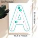Letter A Writing Guide Painting Poster, Minimalist Clean Line Art Poster, Step-by-step Tracing Guide To Assist With Letter Formation, Ideal For Study_maomaolike.com