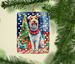 Wire Fox Terrier Christmas Porcelain Ornament Christmas Tree Hanging Decorations For Home Christmas Holiday, Rectangle, Gift, Multicolor_maomaolike.com