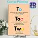 English Homophone (To/Too/Two) Painting Poster, Clear Educational Visual Guide Poster, Aids In Mastering Homophone Usage, Ideal For Study Rooms And_maomaolike.com