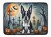 Boston Terrier Spooky Halloween Memory Foam Kitchen Mat Machine Washable Anti-Fatigue Mat Cushion Comfort Bath Mat Or Kitchen Rug_maomaolike.com